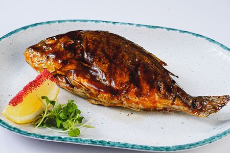 Дорада в соусе терияки