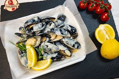 Мидии чили в сливочном соусе