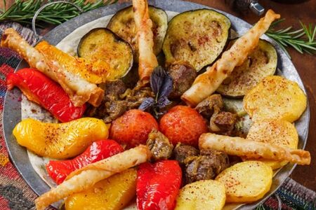 Садж-кебаб из телятины