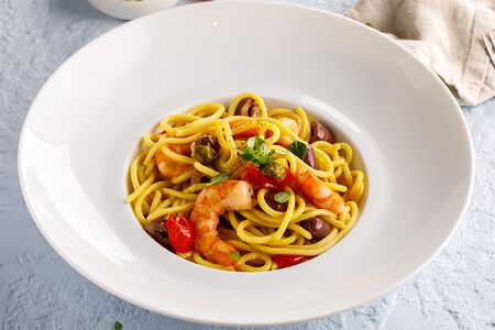 Паста с креветками