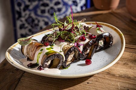 Бадриджани с грецкими орехами