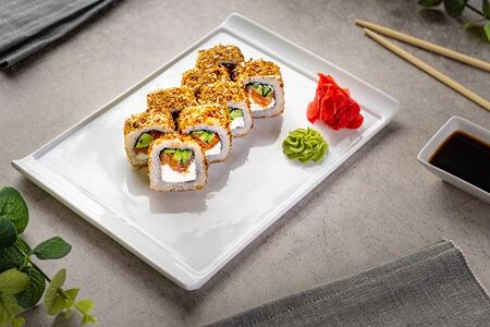 Роллы Бонито с лососем