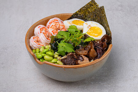 Рамэн с креветками (острый)