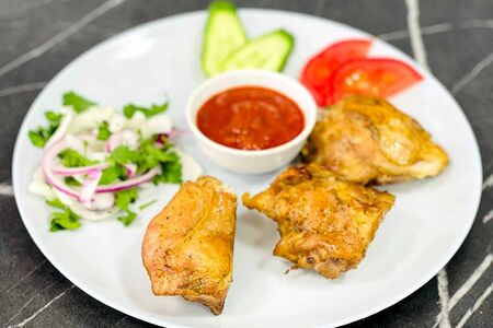 Шашлык из куриного бедра