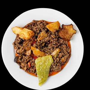 Фарш с баклажаном 