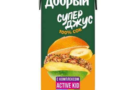 Сок Добрый Супер джус мультифруктовый