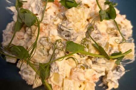 Оливье с говядиной