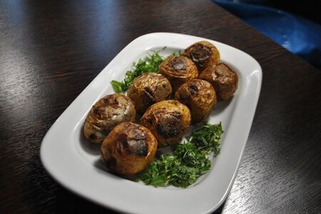 Картофель на углях