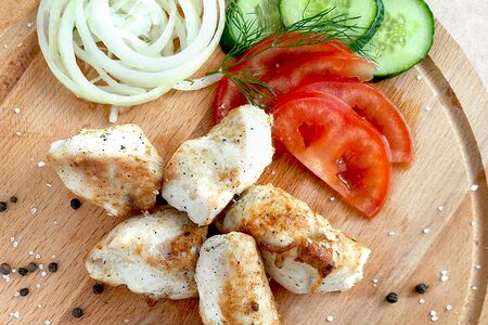 Шашлык из куриного филе