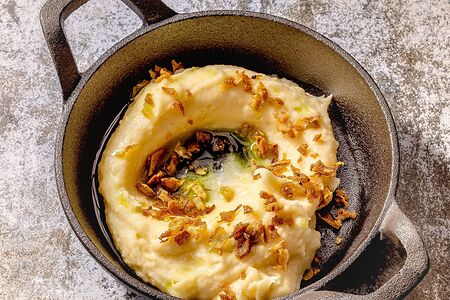 Картофельное пюре с хрустящим луком
