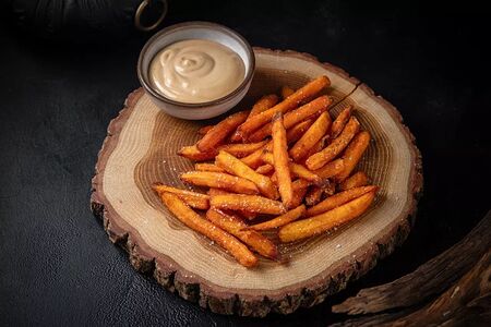 Батат фри с майо терияки