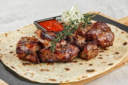 Шашлык из свиной корейки без костей