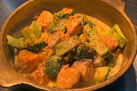 Жаркое из лосося