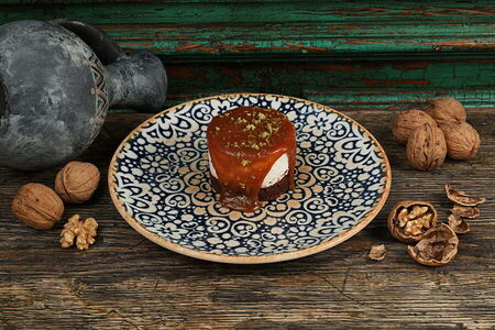 Карамельный чизкейк с лаймом