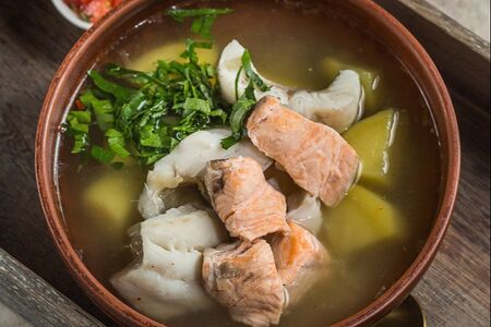 Суп с рыбой по-грузински