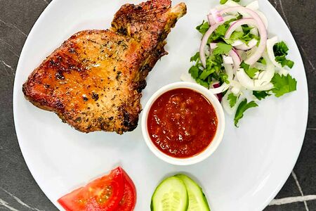 Шашлык из свиной корейки