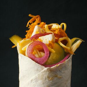 Шаурма Грибная-мясная большая