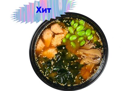 Мисо-суп с лососем