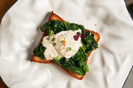 Сендвич со шпинатом