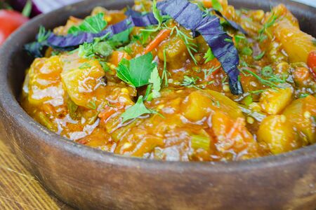 Аджапсандал с картофелем