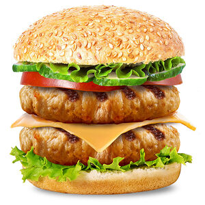 Двойной Чикен бургер