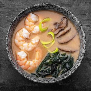 Мисо суп с креветками