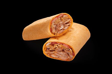 Шаурма с говядиной в сырном лаваше