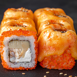 Запеченный ролл Бостон