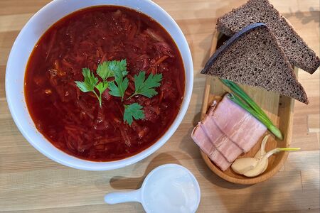 Борщ с говядиной