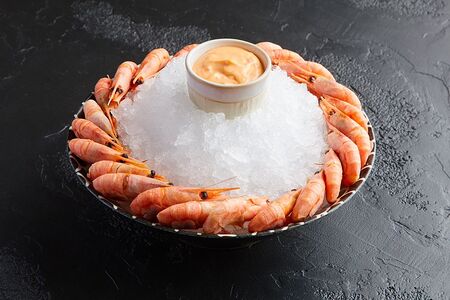 Копчёные магаданские креветки