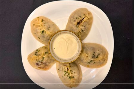 Манты с картошкой