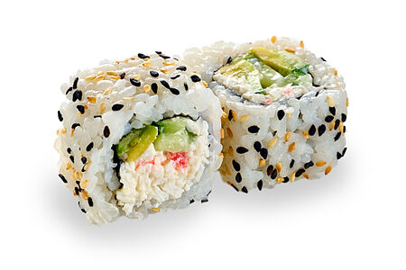 Ролл Калифорния в кунжуте