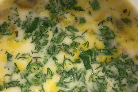 Суп Сырно-грибной