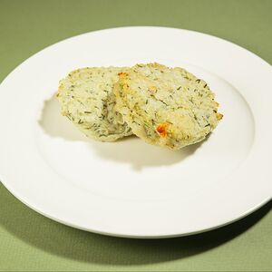 Оладьи из кабачков с картофелем