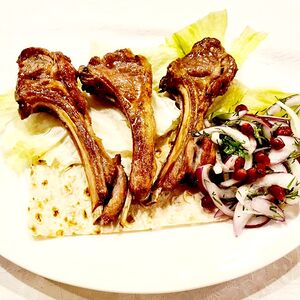 Шашлык из бараньей корейки