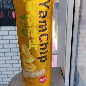 Yamchip чипсы из батата со вкусом зеленого лука Китай