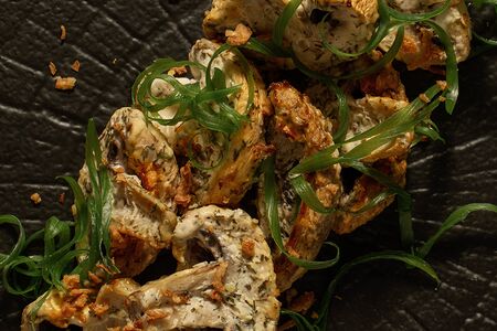 Шампиньоны гриль