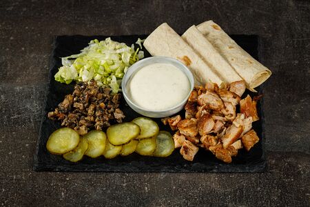 Боул Русский c курицей