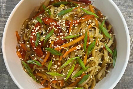 Удон с овощами