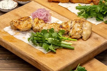 Шашлык из куриного бедра