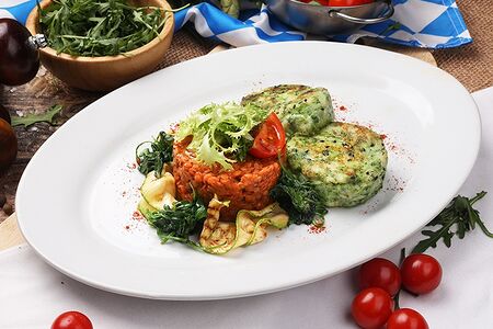 Постные котлеты из брокколи и картофеля