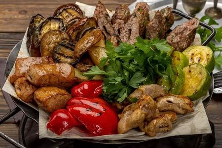 Садж мясной