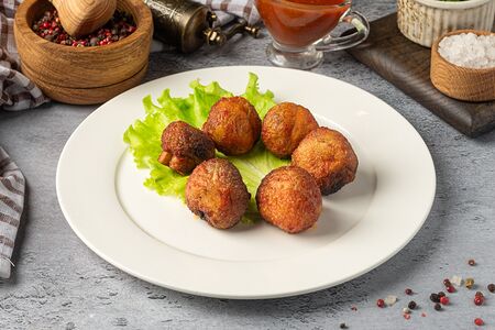 Грибы на мангале