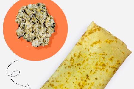 Блин с мясом