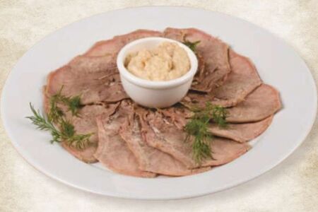 Язык с хреном