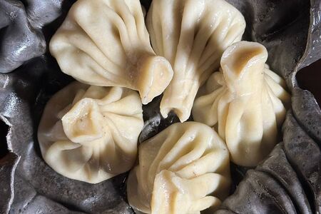 Хинкали с грибами