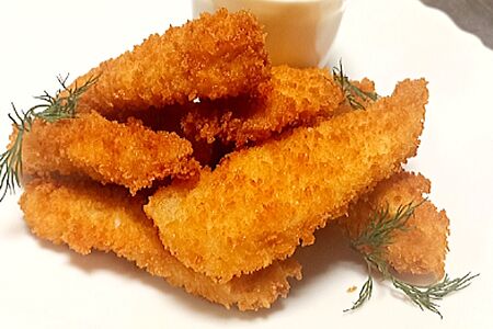 Стрипсы в панировке