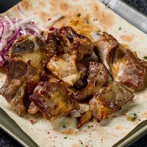 Шашлык из бараньих семечек