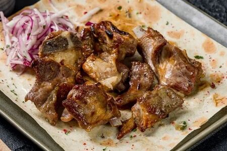 Шашлык из бараньих семечек