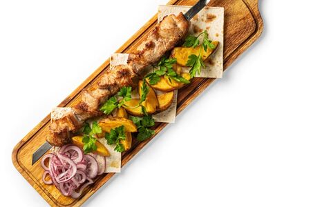 Шашлык из свинины по-кахетински